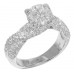 3.05 CT Women's Round Cut Diamond Engagement Ring